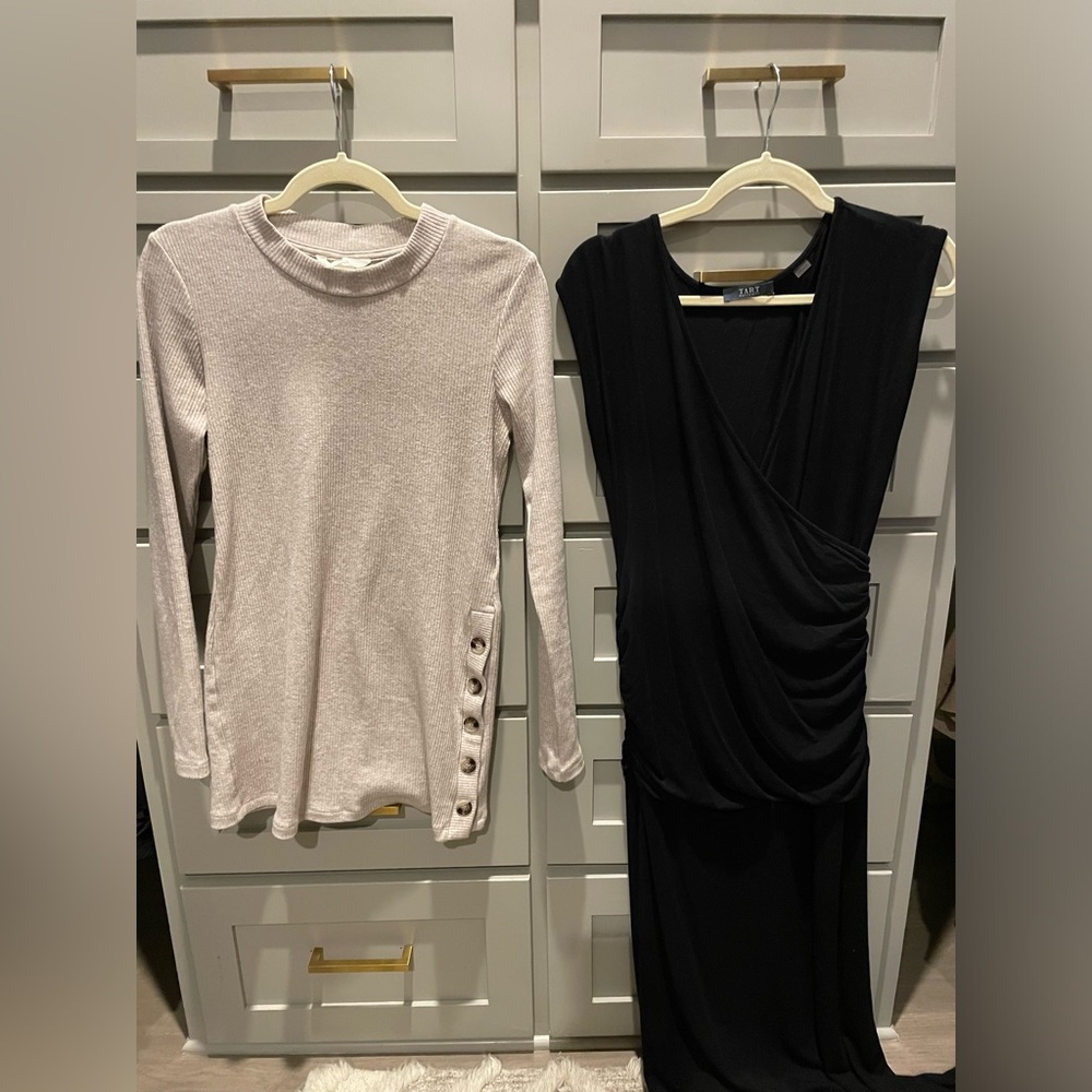 2 Maternity dresses (H&M mama, Tart maternity)